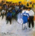 Bullfight 3 1901 cubism Pablo Picasso